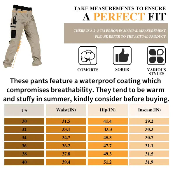 Men's Tactical Work Pants - Durable & Versatile