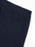Zweiteiler in Struktur-Jacquard: Kapuzenpullover & Jogginghose