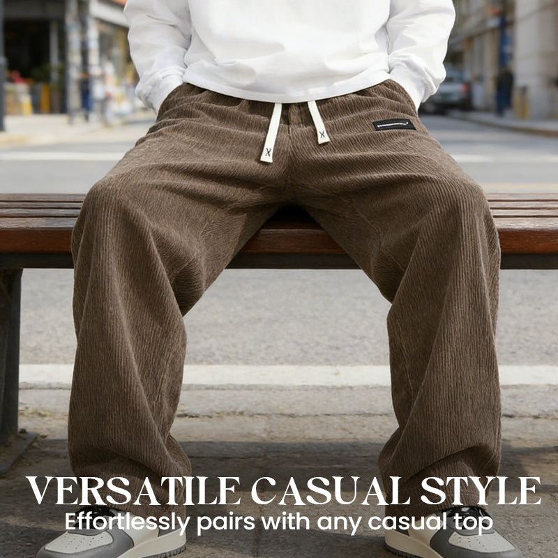 ⏳Time-Limited Special⏰Men's Loose-Fit Drawstring Pants with Pockets
