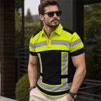 Men's High Visibility Reflective Short Sleeve Shirt