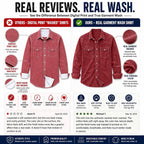Washed Cotton Button Work Shirt